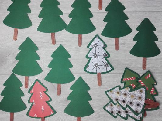 Memory: Ergebnis Ergebnis des Tannenbaum-Memory-Spiels