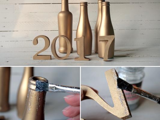 Zahlen selber machen für Silvester