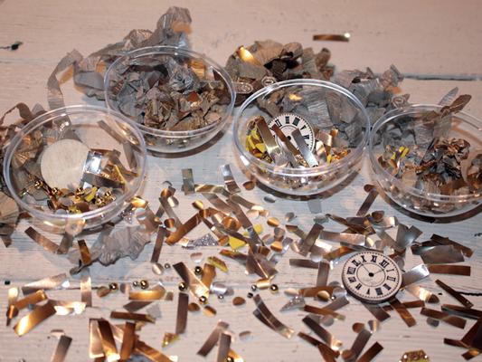 Silvester: Konfetti-Bälle Tolle Konfetti-Bälle für die Silvesterdeko selber machen