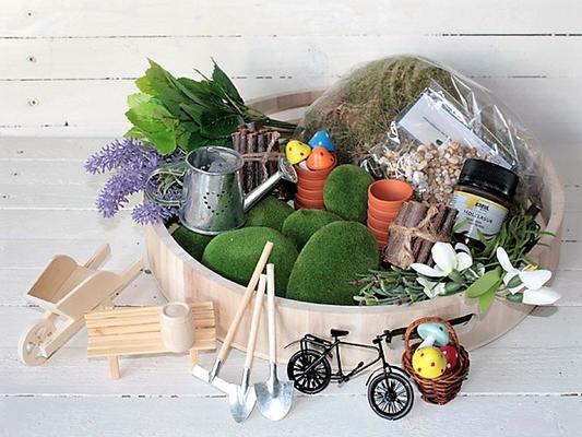 Miniatur-Garten selber gestalten: Material