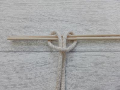 Makramee Knoten 1 Makramee-Wandbehang Knüpfen 1