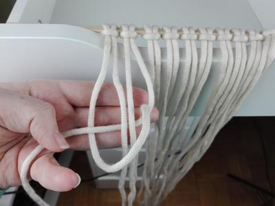 Makramee Knoten 6 Makramee-Wandbehang Knüpfen 6