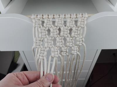Makramee Knoten 14 Makramee-Wandbehang Knüpfen 14