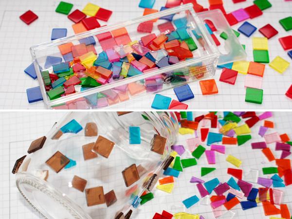 Windlicht: Bruchmosaik Windlichter mit Bruchmosaik