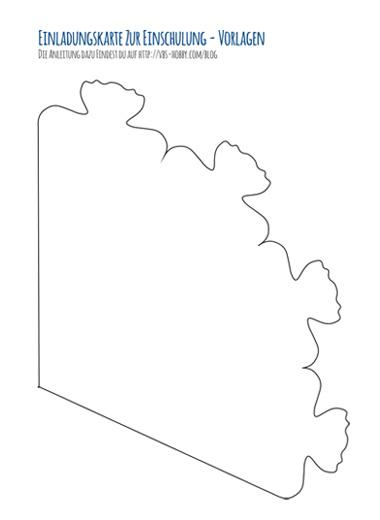 Vorlage f&uuml;r Einladungskarten zur Einschulung