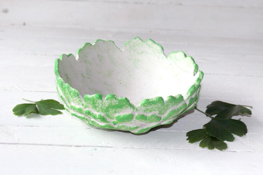 Schale aus Knetbeton