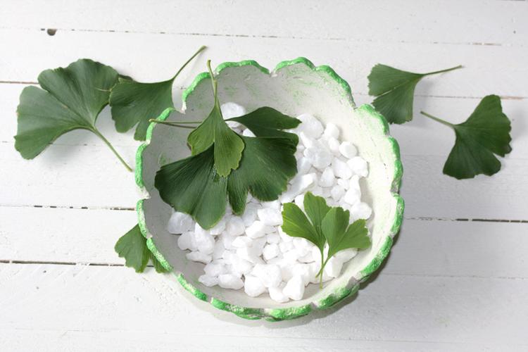 Schale aus Knetbeton: Ergebnis