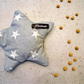 Kirschkernkissen selber machen in Sternform 