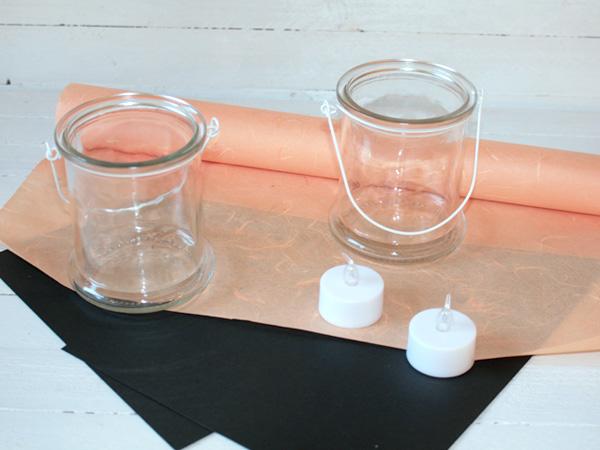 Kostenloste Anleitung f&uuml;r Halloween Teelichter 