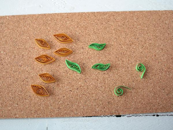 Weihnachtsstern mit Quilling f&uuml;r die Karten