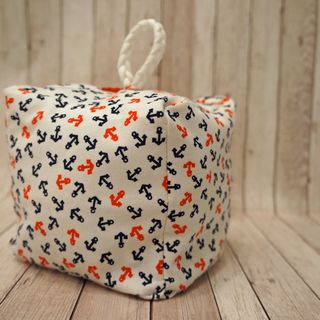 Unser Ergebnis vom Stoff Türstopper selber nähen