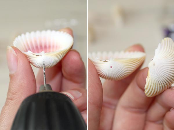 Muschelschmuck selber gestalten aus Muscheln