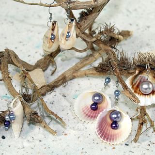 Muschelschmuck selber machen. Kostenlose-Anleitung für Muschelketten und Muschel-Ohrringen