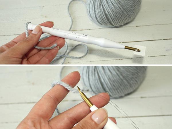 Punch Needle_Wal: Wolle Punch Needle kostenlose Anleitung