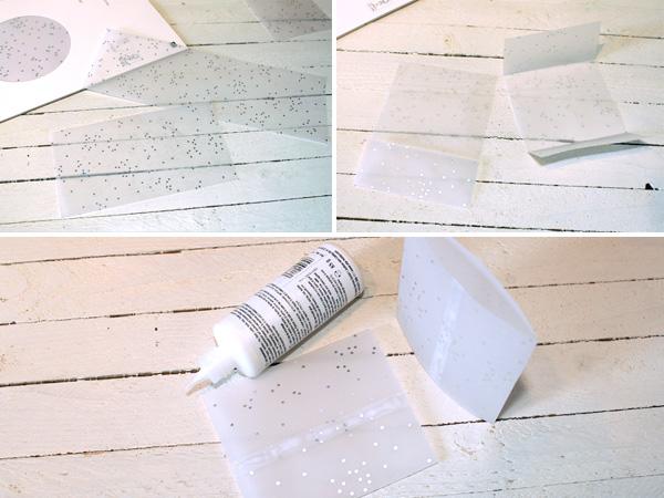 Genähte Konfettitüten_kleben Genähte Konfettitüten für Silvester einfach selber machen