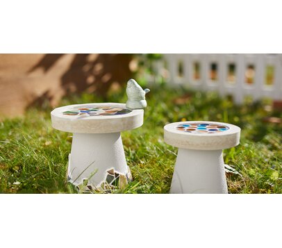 Vogeltränke aus Beton