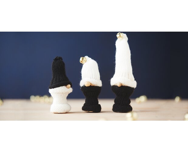 Männchen aus Garnrollen gestalten