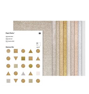 Glitterpapier „Glamour Mix“