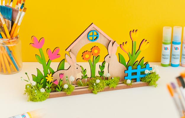 holzstekcmotiv hasen