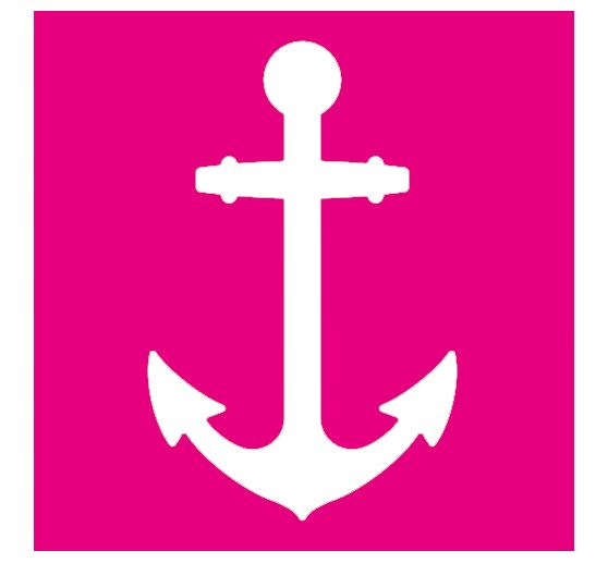 Dziurkacz z motywem "Kotwica", 37 x 26 mm