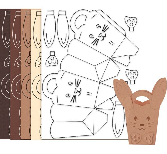 Mini torebki "Zajączek wielkanocny"