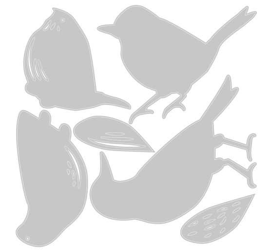 Sizzix Thinlits wykrojnik "Feathered Friends by Tim Holtz".