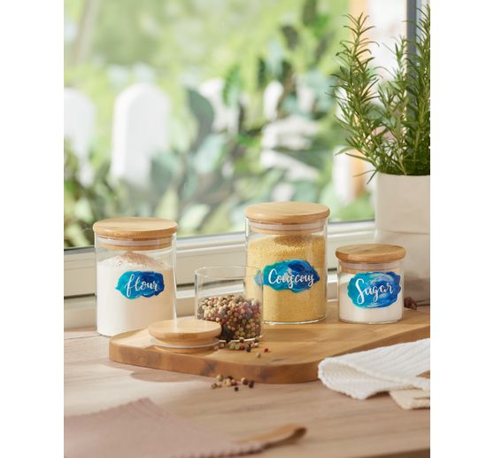 VBS Storage jar "Bomo" with bamboo lid