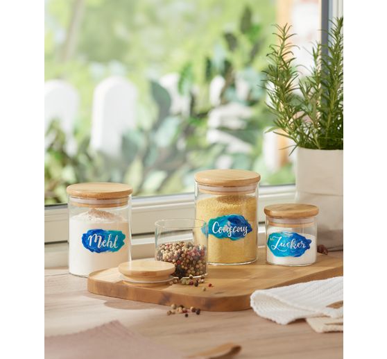 VBS Storage jar "Bomo" with bamboo lid