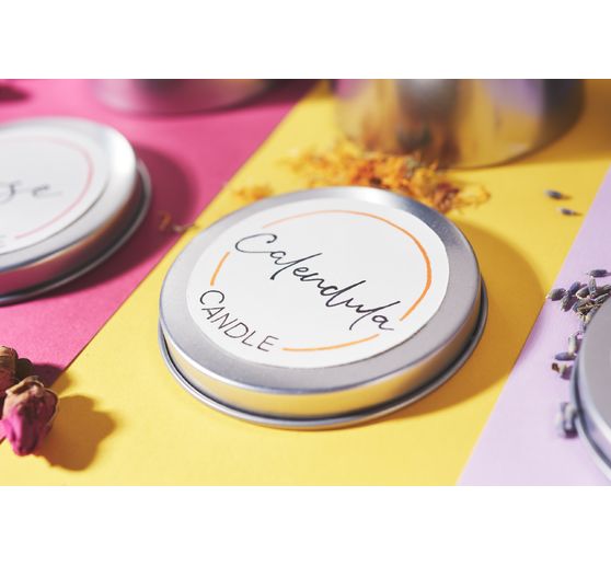 Metalowe puszki VBS / puszki na mydło "okrągłe", 12 sztuk