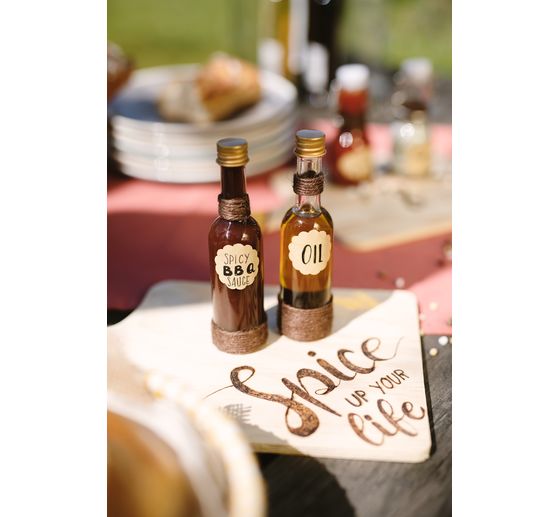 VBS Szklane butelki z zakrętką, ok. 60 ml, 14 szt.