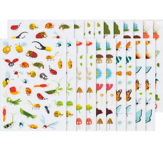 Książeczka z naklejkami "Happy Nature" 674 szt.
