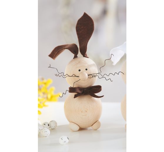 VBS Wooden hemispheres without hole, 10 pieces