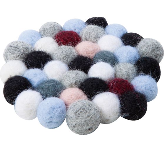 Felt balls, 25 pieces