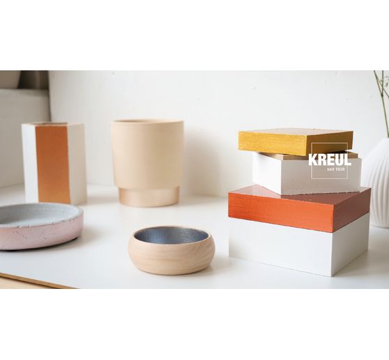 Zestaw metalicznej farby akrylowej KREUL "Glamour Living"