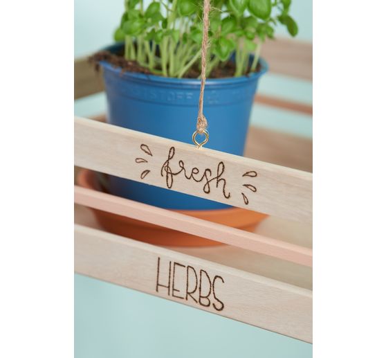 Drewniane pudełka VBS, płaskie, zestaw 3 sztuk