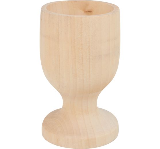 VBS Egg cups, 6 pieces, pine wood