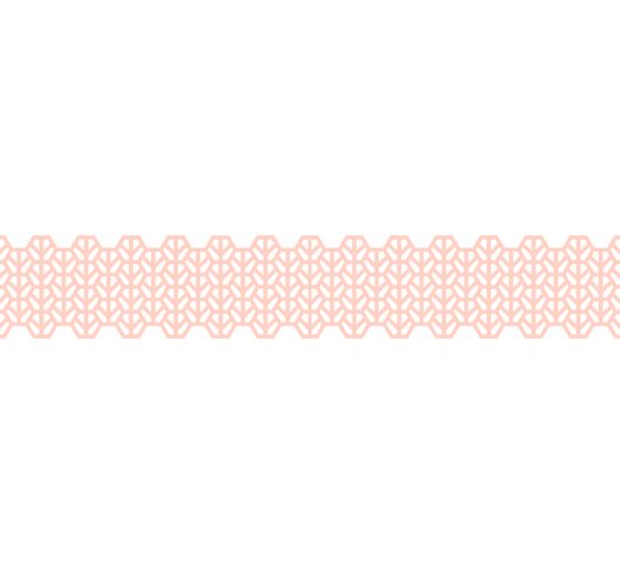 Dekor Washi "Rosé/Silver"