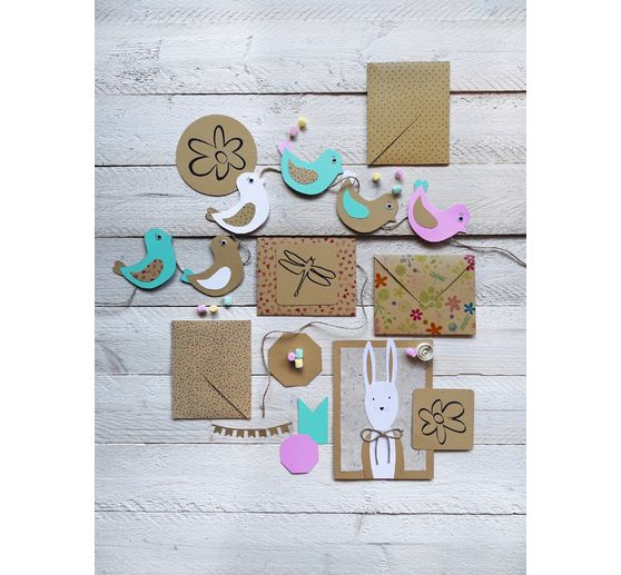 Vintage karta fotograficzna "Tańczące serca"