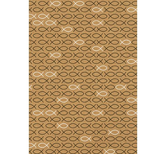 Vintage karta fotograficzna "Ryba"