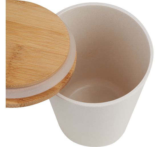 VBS Decorative storage jar with lid, round