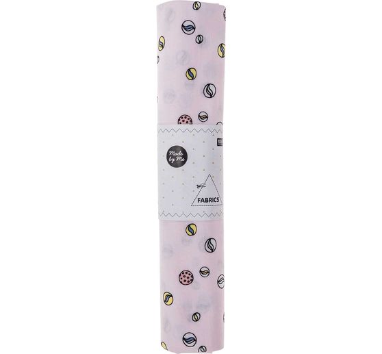 Cotton fabric cut "Marbles Pink"