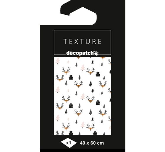 Décopatch Hot-Foil Paper "Christmas Forest"