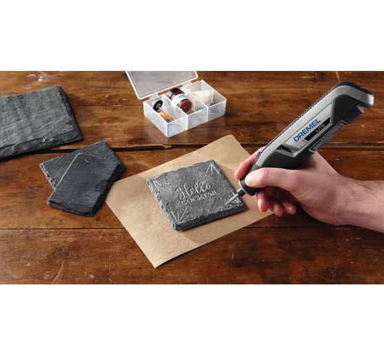 Dremel 7760 Lite, 15-częściowy osprzęt, akumulatorowe narzędzie wielofunkcyjne, kabel USB