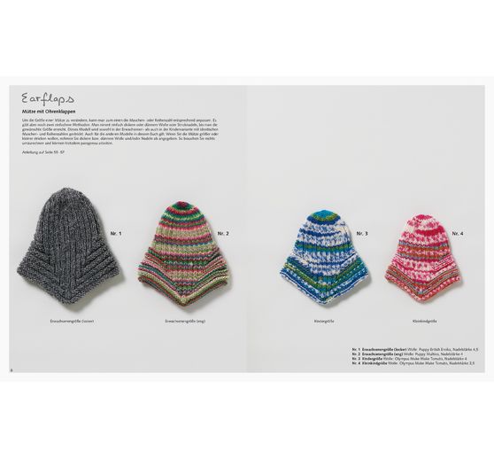 Książka "Japanische Mützen stricken"