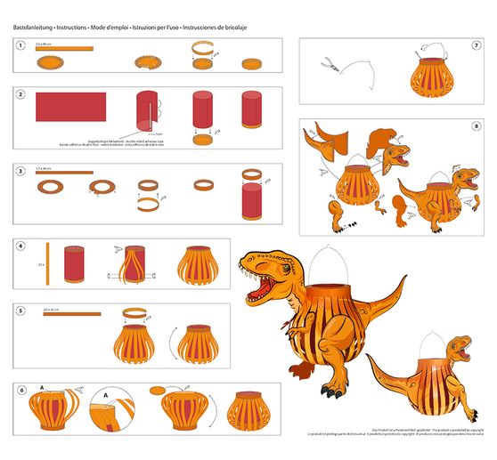 Lantern craft kit "T-Rex"
