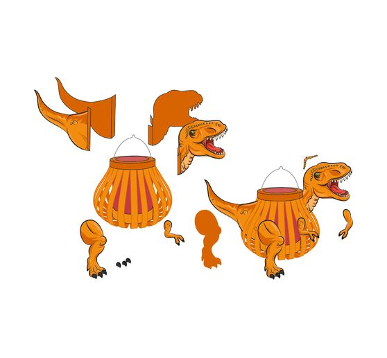 Lantern craft kit "T-Rex"