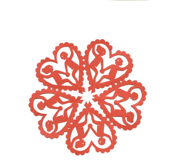 Książka "Papier-Schneeflocken"