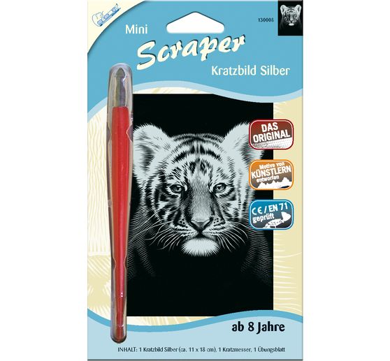 Scratch painting "Baby Tiger"