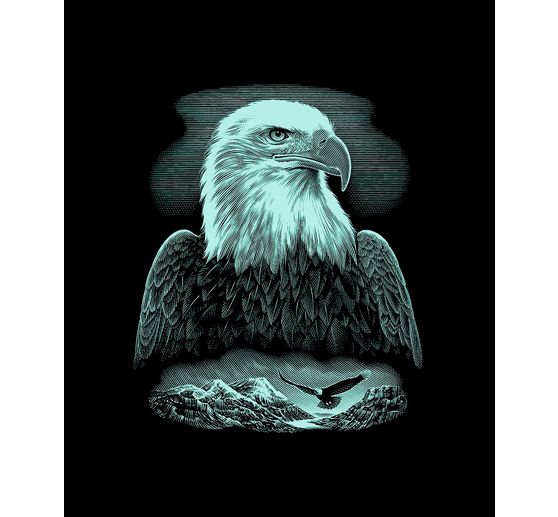 Obrazki do zdrapywania "Dzikie zwierzęta", srebrne