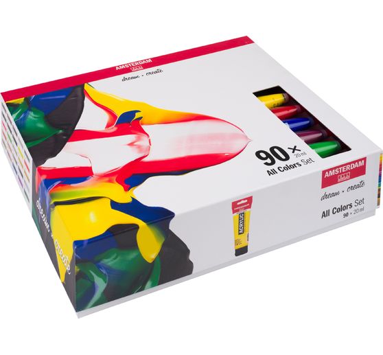 Talens AMSTERDAM acrylic paint set "General Selection 90"